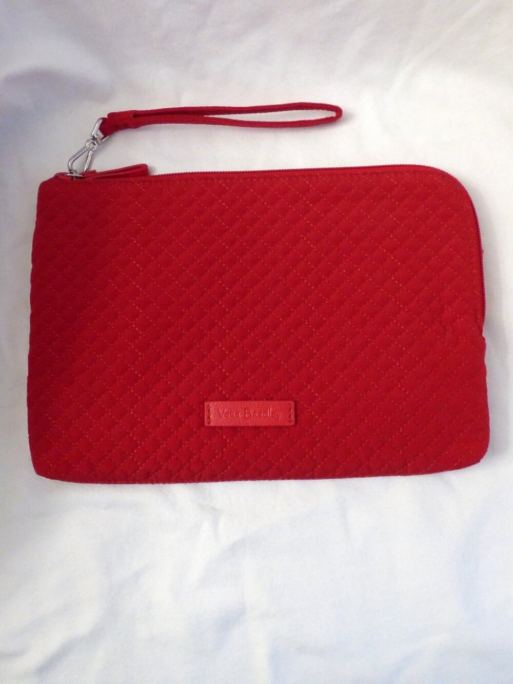 Vera Bradley Large Iconic Cardinal Red Wristlet Clutch RFID Protection NWOT